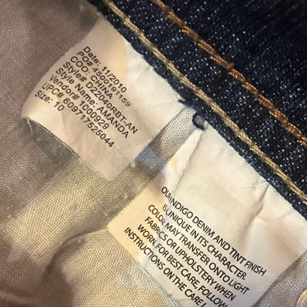 Gloria Vanderbilt Amanda Indigo Denim Shorts - Picture 5 of 6